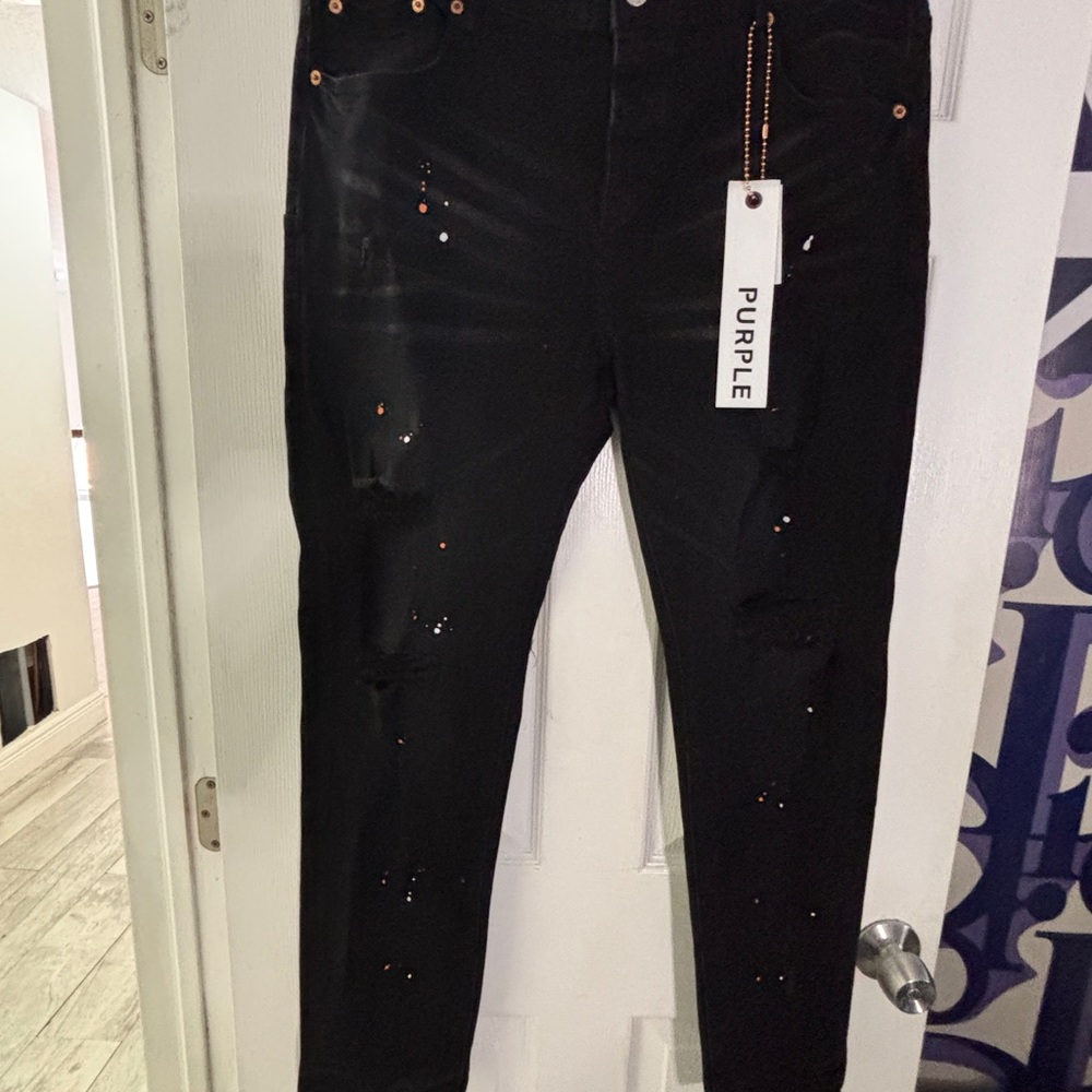 Stylish Black Distressed Men's Pants
